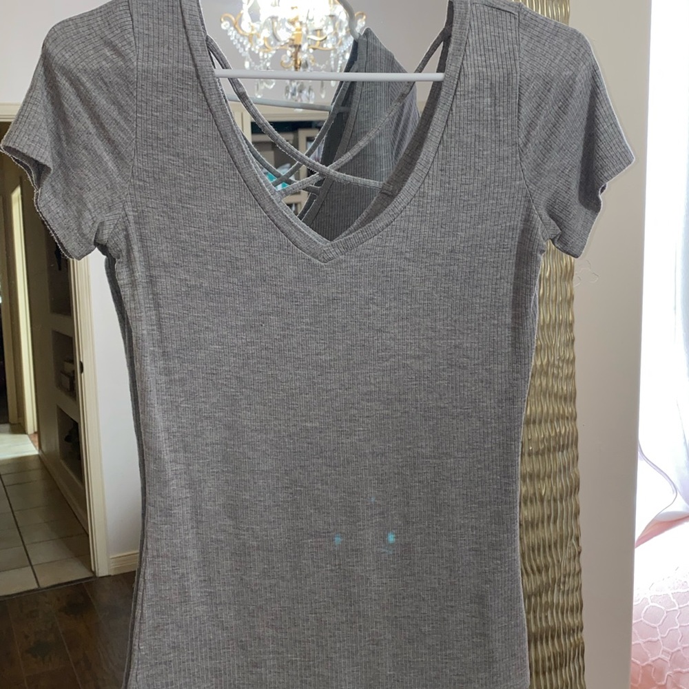 Gray Slim fit shirt